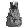 Mochila informal de estilo japonés y coreano, sencilla, para hombre, para ir al trabajo, para estudiantes, de gran capacidad, ligera, con cordón ajustable