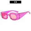 Nuevas gafas de sol con flores lindas de moda europea y americana, gafas de sol avanzadas para mujer de moda transfronteriza, gafas de sol rojas de red