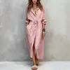 Coleção Primavera/Outono 2026: Novo vestido chemise casual com cintura de cordão, corte solto, disponível em sites independentes e na Amazon na Europa e nos EUA