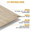 Piso Interlocking de Piedra-Plástico Spc, Sistema Impermeable Click-Lock de Cristal de Piedra, Adecuado para Uso Comercial en Interiores en Shenzhen y Hong Kong, Piso Autoinstalable con Textura de Madera