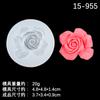 Camelia rosa silicona azúcar pastel hornear postre DIY gota goma aromaterapia yeso coche colgante decoración