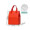 Impresión a Color UV, Personalización en Lotes Pequeños, Bolsas de Tote Laminadas Impermeables, Bolsas Térmicas para Llevar de Tienda de Postres y Té de Leche