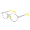 Nueva moda infantil montura ovalada gafas anti-luz azul montura de gafas TR90 dulce contraste lente plana JH-TR203
