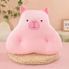 Cojín lumbar de felpa con forma de animal lindo, almohada de dibujos animados de felpa, reposacabezas para sofá y cama, cojín de oficina para estar sentado a largo plazo