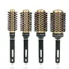 Rolo de Cabelo de Tubo de Alumínio Cerâmico Pente de Rolo de Cabelo Fofo Pente de Rolo de Cabelo Pente de Modelar Cabelo Cacheado Pente de Modelar Cabelo Liso com Secador Pente Cilindro