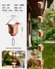 Cadena de Drenaje de Agua Estilo Chino para Patio Morado, Cadena de Lluvia, Cadena de Drenaje, Cadena de Canalón, Cadena de Agua de Lluvia, Villa, Casa de Huéspedes, Cadena de Lluvia para Aleros
