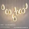 Nuevo Candelabro LED Luminoso para Techo de Boda Decoraciones Colgantes Aéreas para Escenario de Hotel y Banquetes Accesorios de Decoración de Boda Venta al por Mayor