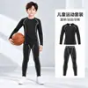 Mallas Térmicas Forradas de Polar para Otoño e Invierno para Baloncesto, Fútbol, Entrenamiento de Carrera, Ropa de Secado Rápido para Niños, Traje Deportivo para Niños