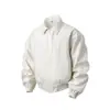 Nova Jaqueta Terno de Beisebol Masculino Gola Alta Masculina Roupa de Voo Americana Versão Solta Pública para Jaqueta de Live do TikTok Masculina