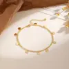 Tornozeleira Símbolo do Infinito Comércio Exterior Transfronteiriço Moda Personalidade Versátil Temperamento Elegante Joia para Pé Dupla Camada Presente para Mulheres Atacado