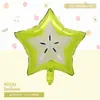 Nuevos Globos de Papel de Aluminio de Piña, Sandía y Fresa con Dibujos Animados para Fiestas Transfronterizas de Verduras y Frutas, Decoración de Cumpleaños, Lindos Productos Nuevos