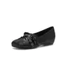 Estilo Punk~ Rebites Tiras Seda Salto Escondido Sapatilhas 2026 Outono Bico Baixo Laço Moda Sapatos Individuais