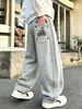 Pantalones de chándal holgados de pierna ancha para niños, pantalones largos casuales deportivos de primavera y otoño, nuevo modelo 2026, pantalones rectos de moda para niños mayores, otoño