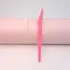 Venta Directa de Fábrica Recortador de Cejas de Acero Inoxidable Esmerilado, Recortador de Cejas de Color Caramelo con Mango Recto de Seguridad y Cubierta para Maquilladores