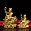 Enfeites de Sapo Dourado de Latão Enfeites de Cigarras Douradas Brincando com Franjas de Latão Utensílios de Latão Decorações para Sala de Estar em Casa Utensílios de Latão