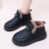 Botas de Nieve Birkenstock Zapatos para Mujer en Otoño e Invierno Zapatos de Mujer Forrados de Lana Zapatos de Algodón para Mujer Zapatos sin Cordones con Suela Gruesa Zapatos de Madre Zapatos de Moda que Aumentan la Altura
