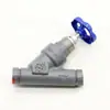 Válvula de cierre pasante AMG Emji, válvula de refrigeración amoniaco-flúor, válvula de soldadura de acero forjado para almacenamiento en frío STT/STY15-150