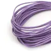 Corda Redonda de Couro Sintético DIY Pulseira de Corda Elástica Colar Material para Joias Lanyard de Boneca Acessórios Corda de Pingente Pequeno