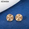 Pendientes de botón dorados con forma de corazón y mariposa, estilo lujo ligero, acero de titanio chapado en oro, diseño simple, versátil y de nicho para mujer
