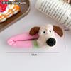 Bonita horquilla de peluche con forma de cachorro de esponja de dibujos animados para mujer, divertida y divertida, accesorio para el pelo para chica estudiante, para otoño e invierno.