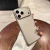 Funda de Teléfono Móvil Ultra Fina Mate Adecuada para Iphone17 Cubierta Protectora Apple 16 Anti-Caídas Goma Suave 15 Transparente Semi-Transparente Tacto de Piel