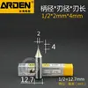 Yaden tct cortador recto de doble filo para carpintería cabeza de fresa de acero de tungsteno cortador para máquina de recorte mango de baquelita ranurado y fresado 2001