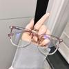 2023 nuevo retro TR gafas de luz azul libro rojo pequeño Mismo estilo gafas lisas Montura de gafas de caja personalizada
