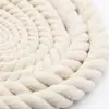 Corda Trançada de Três Fios Spot 3mm-30mm Corda para Bolsa de Sacola DIY Corda Torcida Fio de Algodão Corda de Algodão Trançada de Três Fios Atacado