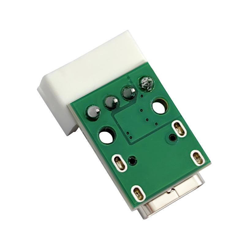 05-17   TYPEC 16P转2.54白色端子弯脚90