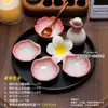 Salón de Belleza Cerámica Platos Mezcladores de Aceites Esenciales Tailandia Olla de Aceites Esenciales Botella de Fragancia Set de Bandejas para Club Plato para Productos de Belleza