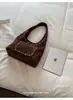 2026 Nova Moda Estilo Coreano Nicho Retro Rebite Bolsa Tote Grande Capacidade Casual Simples Bolsa de Ombro Bolsa de Braço