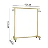Perchero de Pie Color Crema para Sala de Estar, Estante de Almacenamiento y Colgado de Ropa, Perchero Sencillo con Ruedas para Dormitorio de Estudiante