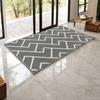 Alfombrillas de Piso Impresas Simples Nórdicas al por Mayor Transfronterizas Son Absorbentes de Agua, Resistentes a las Manchas, Fáciles de Limpiar, Se Pueden Cortar, Alfombras de Bucle Antideslizantes y Resistentes al Desgaste