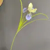 Toque Simulado Silicone Algodão Orquídea Íris Alice Irlandesa Venda Quente Transfronteiriça Decoração de Arranjo de Flores para Casa Casamento