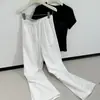 Pantalones de Paracaidista de Secado Rápido Estilo Ropa de Trabajo para Exteriores Verano Ligeros Cómodos Bloque de Color Cintura Elástica Pierna Recta Se Pueden Doblar Protección Solar Pantalones Casuales