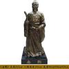 Escultura de Cabeza de Zhang Zhongjing Busto de Bronce Fundido Órdenes Antiguas de Bian Que Li Shizhen Decoraciones de Paisaje