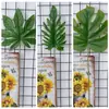 Planta verde estilo INS hoja de tortuga bonsái hoja de helecho arreglo floral flor artificial fabricantes decoración del hogar planta de boda pared de flores flores artificiales