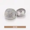 Cuadrado Cáñamo Cosido a Mano Metal Estilo Chanel Abrigo Ropa Cortavientos Chaqueta Suéter Tejido Botón Botón Sentido de Alta Gama