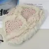 Chapéu Despertar do Leão de Pelo de Coelho da Maré Nacional Feminino Outono e Inverno Estilo Chinês Quente Protetor de Orelha Chapéu de Pescador Tricotado à Mão Chapéu de Cabeça de Tigre Peludo