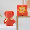 Toalha de flanela coral presente para as mãos toalha de urso criativa casamento de volta à loja de presentes rede de correspondência atacado noivado