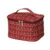 Bolsa de Maquillaje Pequeña Estilo Chanel de Gran Capacidad, Impermeable y Portátil para Viajes, Modelo Más Vendido de 1688