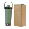 Vaso Batidor Stanley de Acero Inoxidable de Doble Pared de Gran Capacidad Aislado Portátil para Proteína en Polvo Taza para Beber Directamente en Exteriores Hecho a Medida