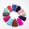 Colgante para Teléfono Móvil con Borla de Terciopelo Coreano de 3 cm, Accesorios para Joyería DIY con Borla de Cuero