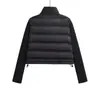 Otoño 2023 Nuevo y2g color liso manga larga cálida chaqueta acolchada de algodón cuello alto holgada adelgazante corta abrigo acolchado de algodón venta al por mayor