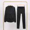 Em EstoqueLD Novo Conjunto de Calças de Nove Pontos para Yoga Feminino Manga Longa Roupa Fitness Jaqueta Gola Alta Esportes de Corrida