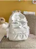 Nova Mochila Escolar Estilo Japonês Ins, Mochila Fofa com Laço para Meninas do Ensino Médio, Estilo Universitário, Mochila Leve e Doce