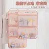 Artefacto de almacenamiento de calcetines guardarropa de dormitorio ropa interior ropa interior bolsa colgante multicapa bolsillo de malla colgante bolsa de almacenamiento detrás de la puerta