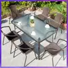 Wg6Q Conjunto de Mesa e Cadeiras de Exterior com Guarda-Sol Cadeira de Rattan Conjunto de Três Peças Cadeira de Exterior Mesa ao Ar Livre Varanda de Lazer Proteção Solar à Prova d'Água Pátio