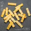 Botones de Bambú de Cuarcita Colorida de Doble Agujero de 7x25 mm, Botones de Jade, Estilo Chinoiserie Retro, Botones para Cheongsam y Traje Tang