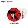 Insignia Metálica de Personaje de Película de Dibujos Animados Riman Dragon Ball Wukong Aleación Impresión Broche Accesorios Pin Decoración